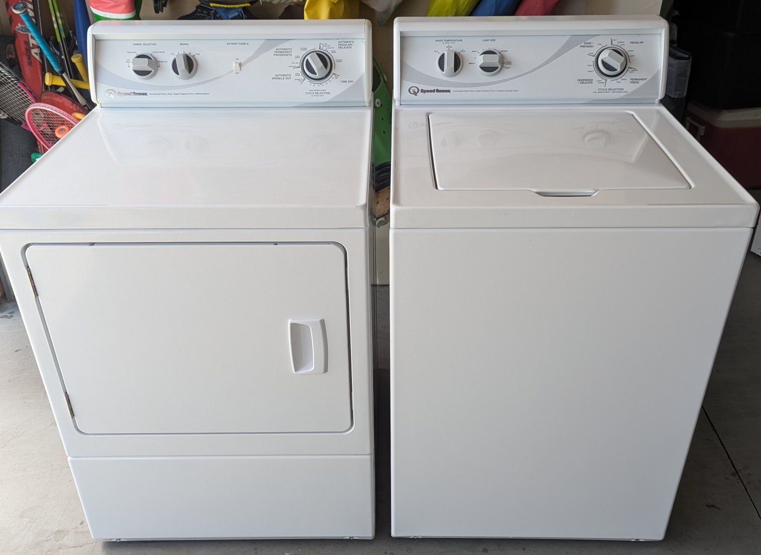 Speed Queen Washer & ELECTRIC Dryer
