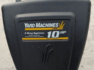 Yard Machines by MTD 10 HP 3-Way System Wood Chipper Shredder