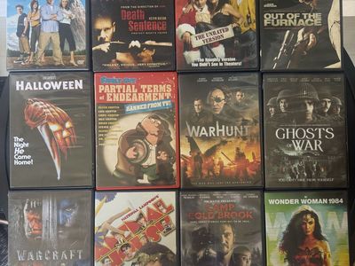 Large DVD Movie Collection - Various Genres, Action, Drama, Horror (40+ Discs): $3 each