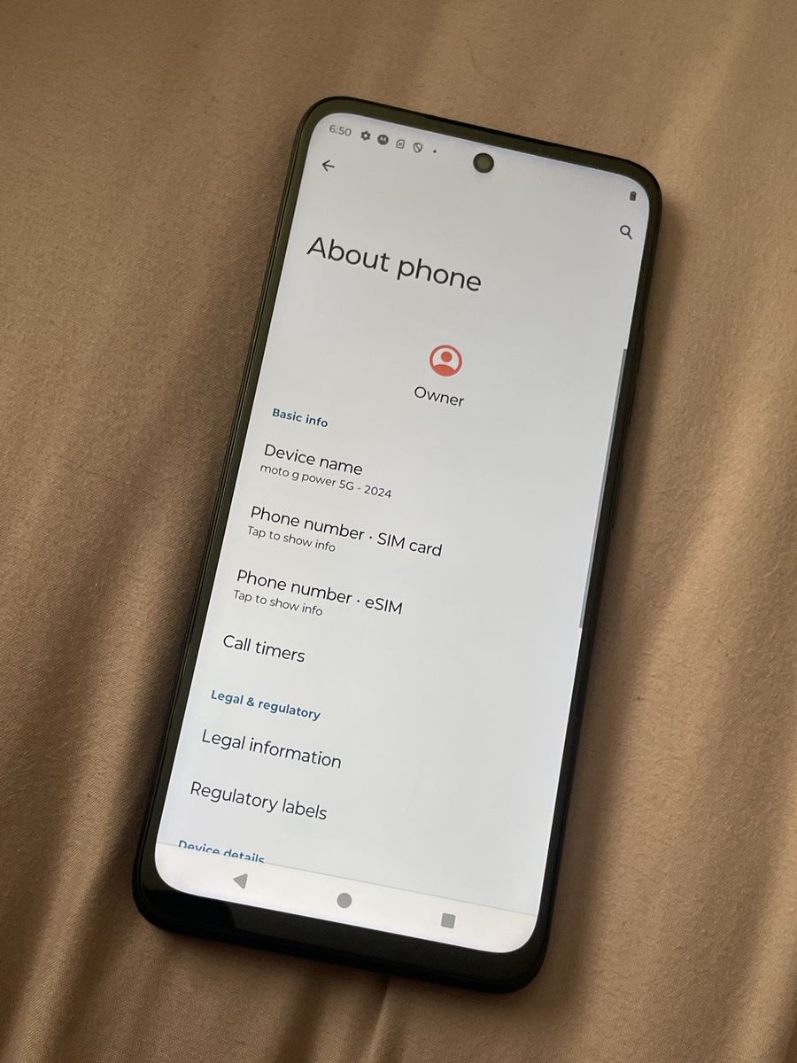 Moto G Power 5G 2024 Unlocked 8/128GB 50MP Camera | Midnight Blue - BRAND NEW