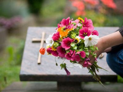 Burial Plot in Cemetery