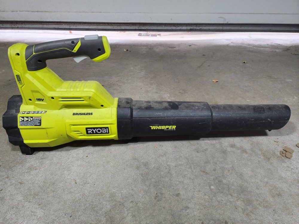 Ryobi One+ 18V Whisper Series Brushless Cordless Leaf Blower Tool Only Model P21010