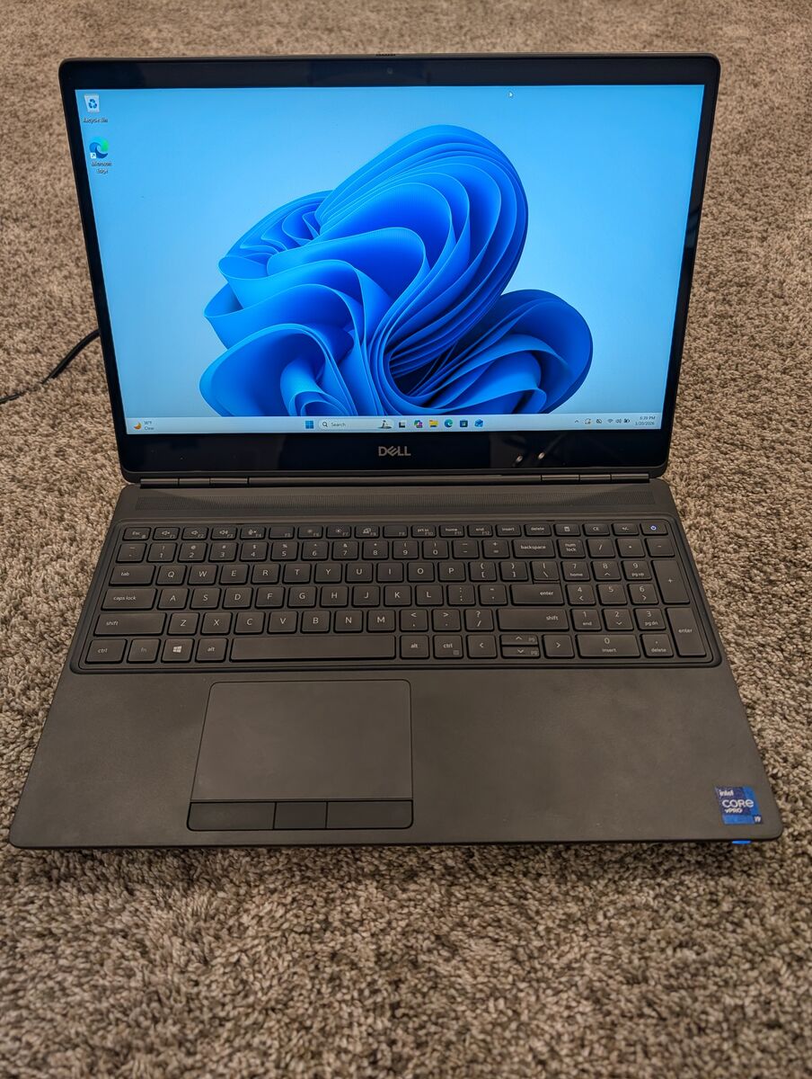 Dell Precision 7560 i9-11950H, 64GB RAM, 1TB SSD, RTX A2000 GPU, Windows 11 Pro