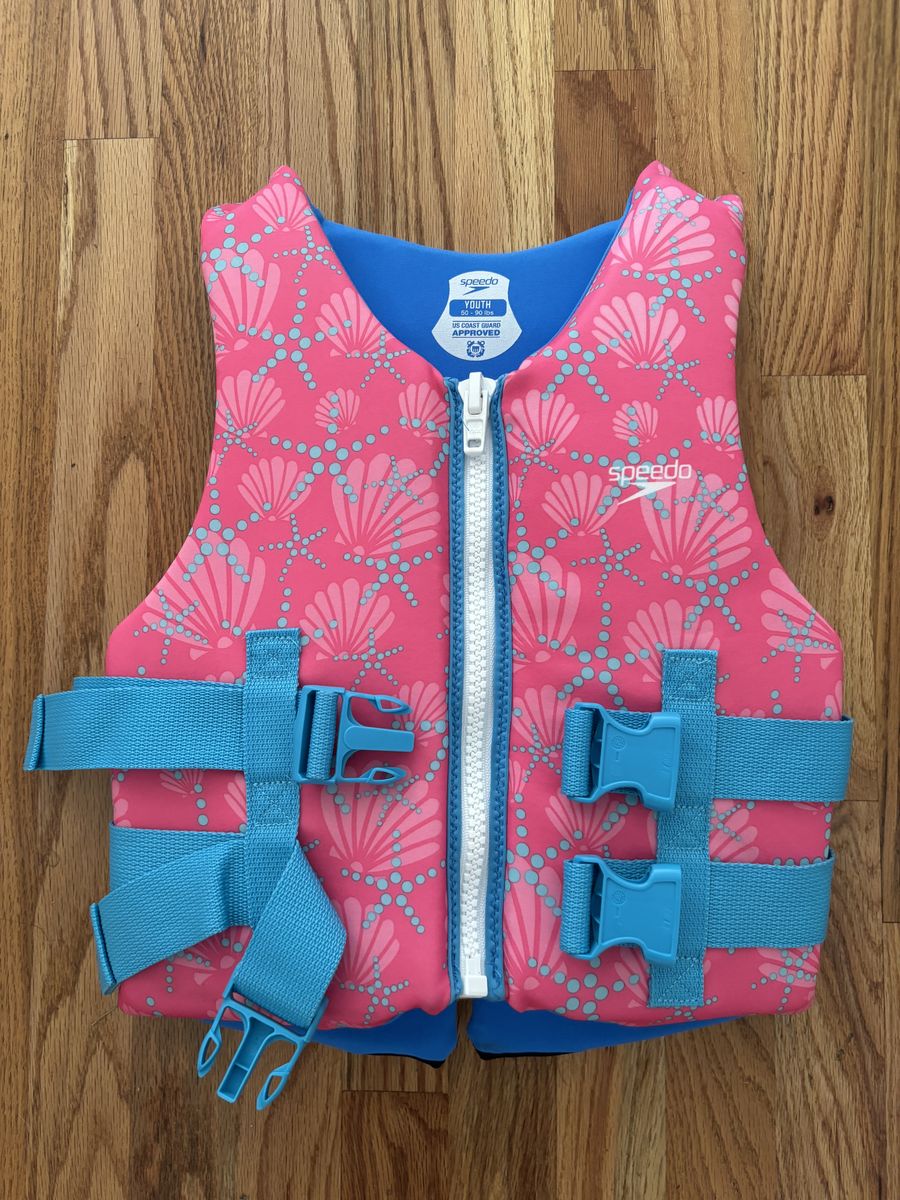 Speedo Youth Life Jacket 50-90 lbs (Brand New With Tags)