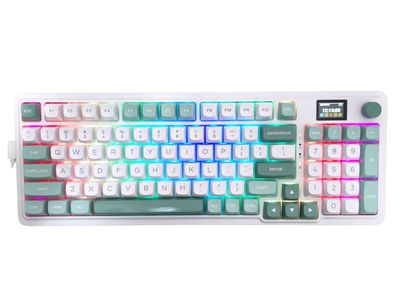 Redragon Galatin Pro K719WG-RGB-PRO Mechanical Keyboard RGB LCD Screen Tested