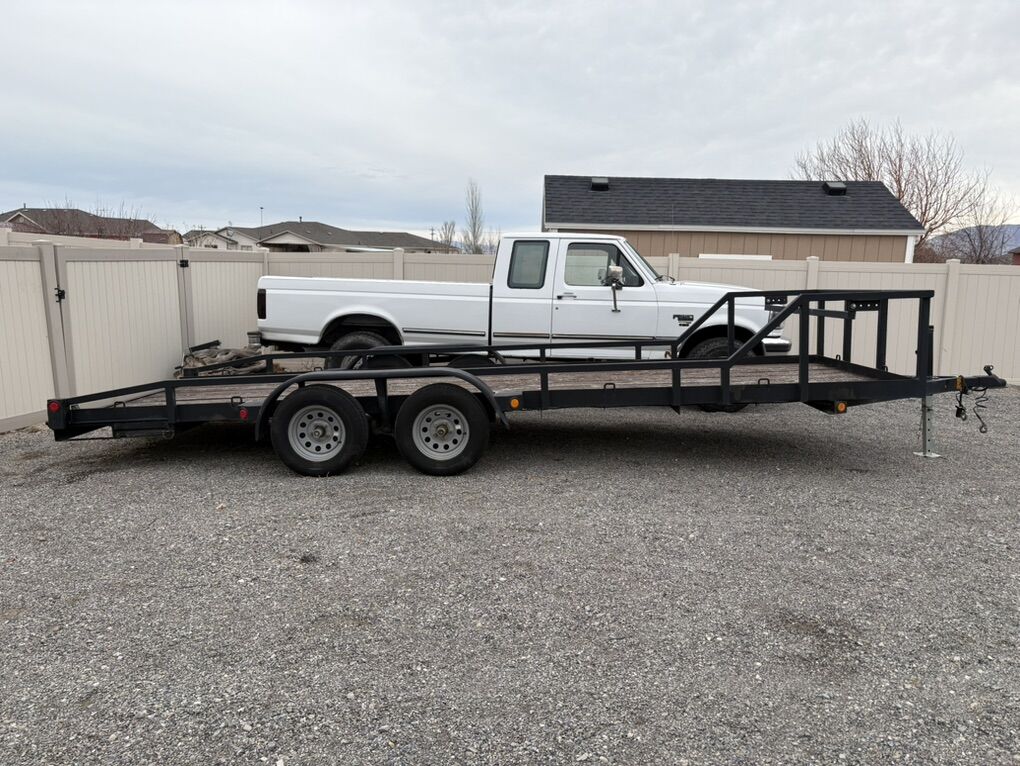 20' Custom Built Car Hauler Trailer