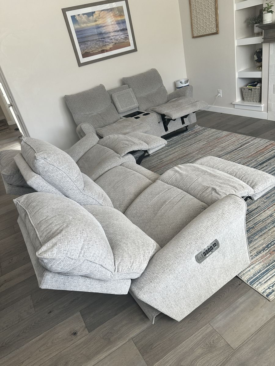 Custom Lazy Boy Recliner Couch and Love Seat