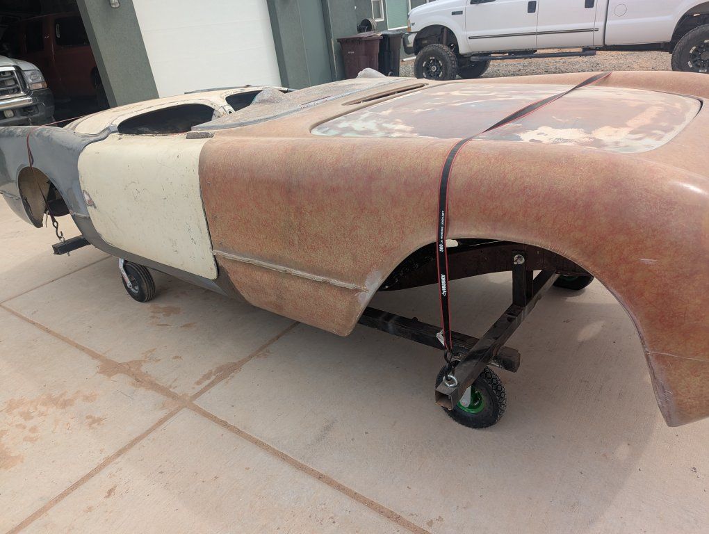 1954 Corvette body & frame