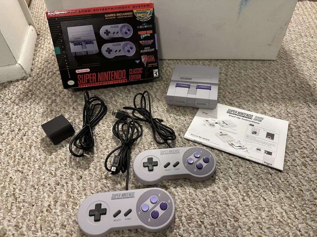 Genuine Mini Super Nintendo Entertainment System
