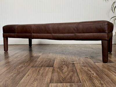 Brown Tufted End-of-Bed / Entry Bench