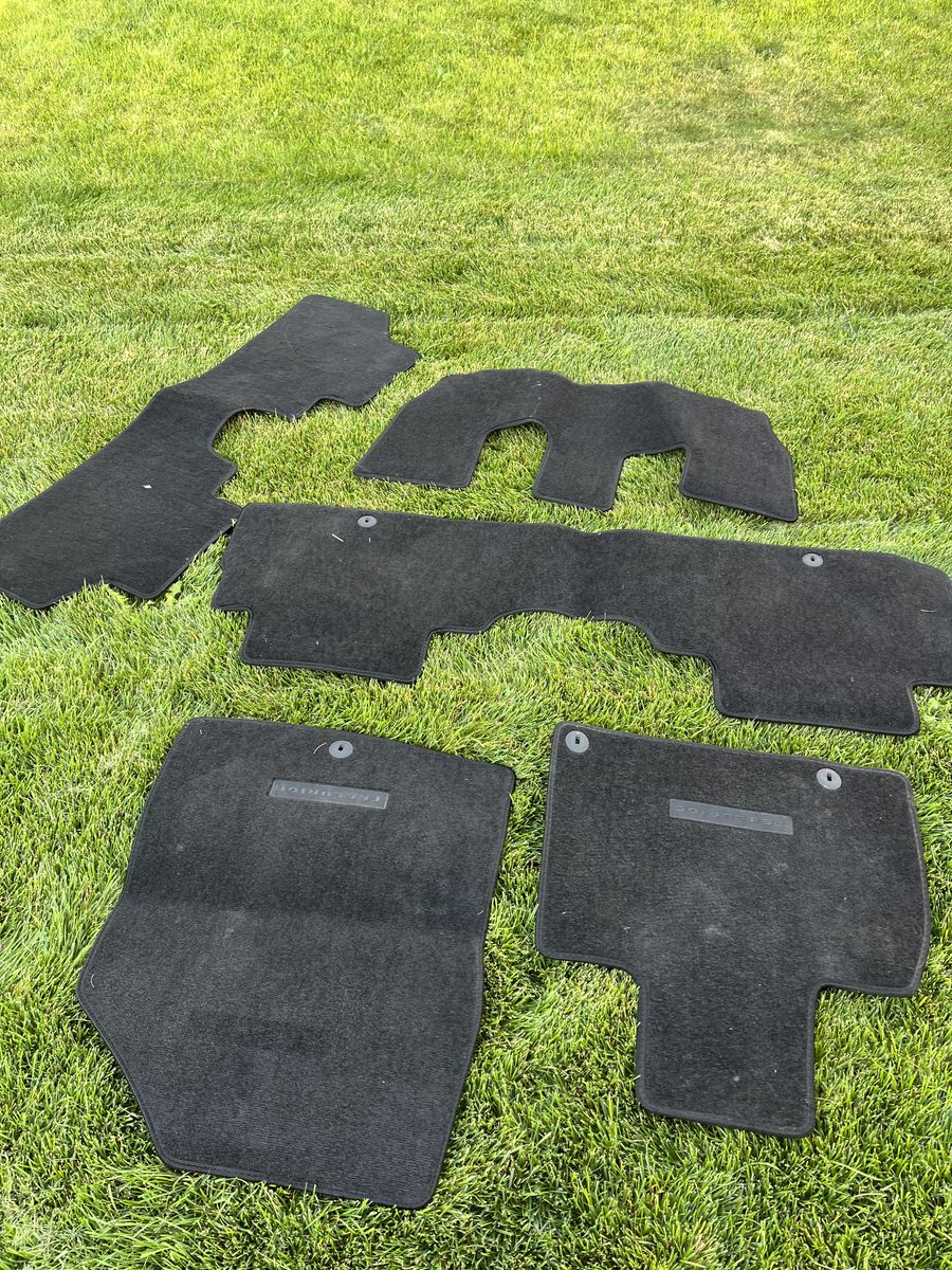 OEM Kia Telluride Black Carpet Floor Mats Set