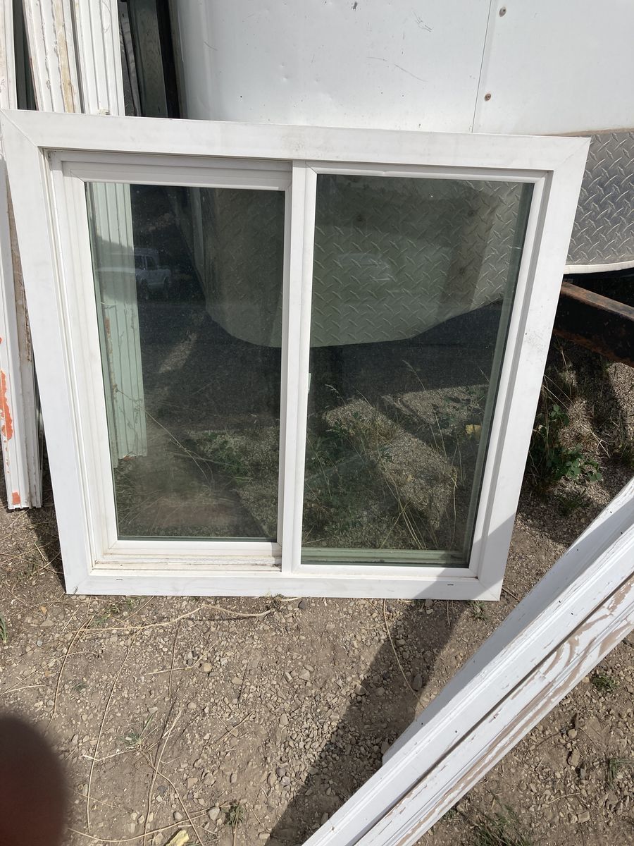 White Used Window