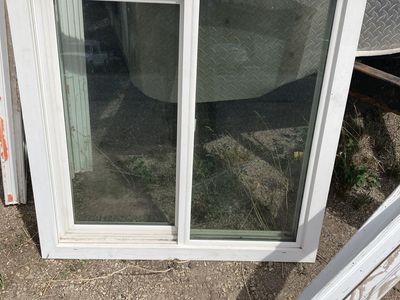 White Used Window