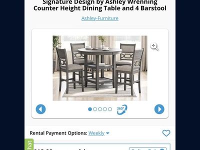 Barstool Height, Table, Top And Chairs