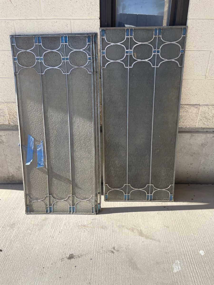 Leaded glass windows
