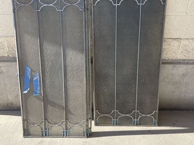 Leaded glass windows
