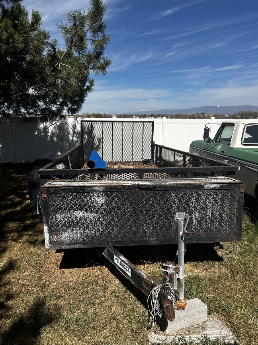 Utility Trailer- Heavy Duty With Mesh Sides