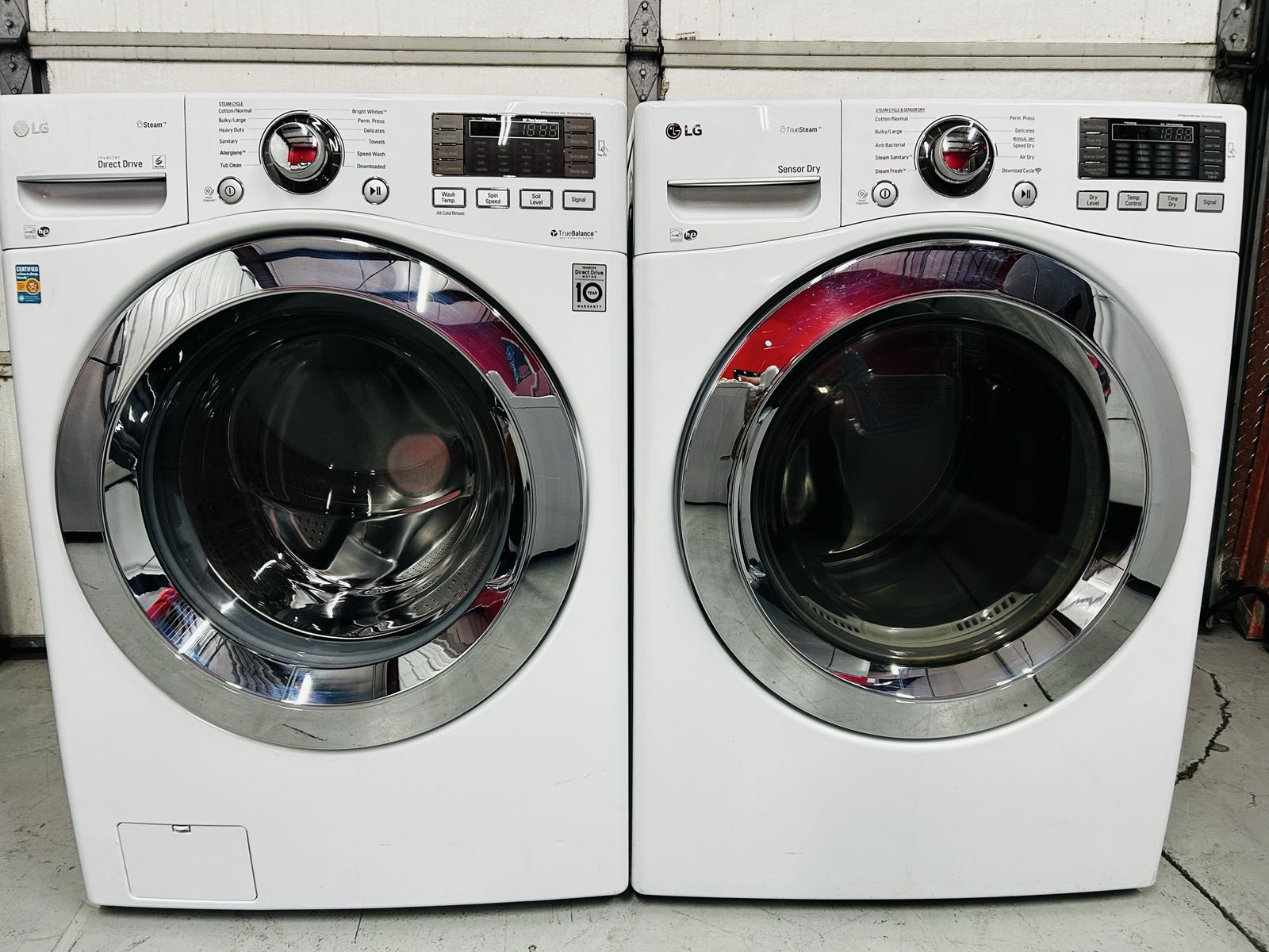Lg Steam Electric Front Load Set