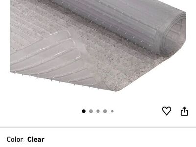 Plastic Vinyl Carpet and Rug Protector