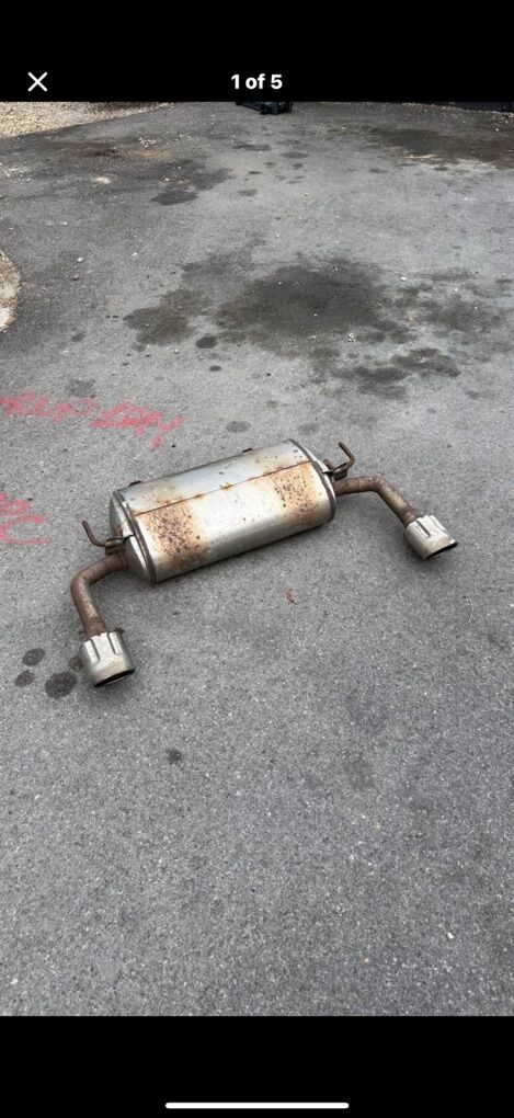 2014 Q50 3.7 Stock Muffler