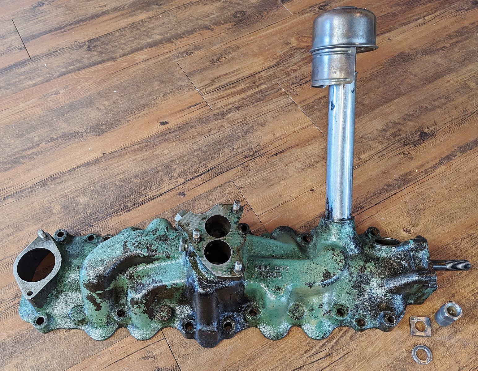 FORD FLATHEAD 8BA 8RT INTAKE MANIFOLD 1948-1953 FORD FLATTY OEM INTAKE MANIFOLD