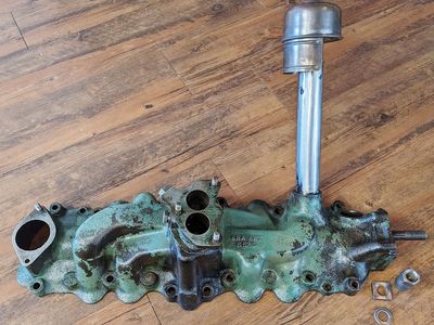 FORD FLATHEAD 8BA 8RT INTAKE MANIFOLD 1948-1953 FORD FLATTY OEM INTAKE MANIFOLD