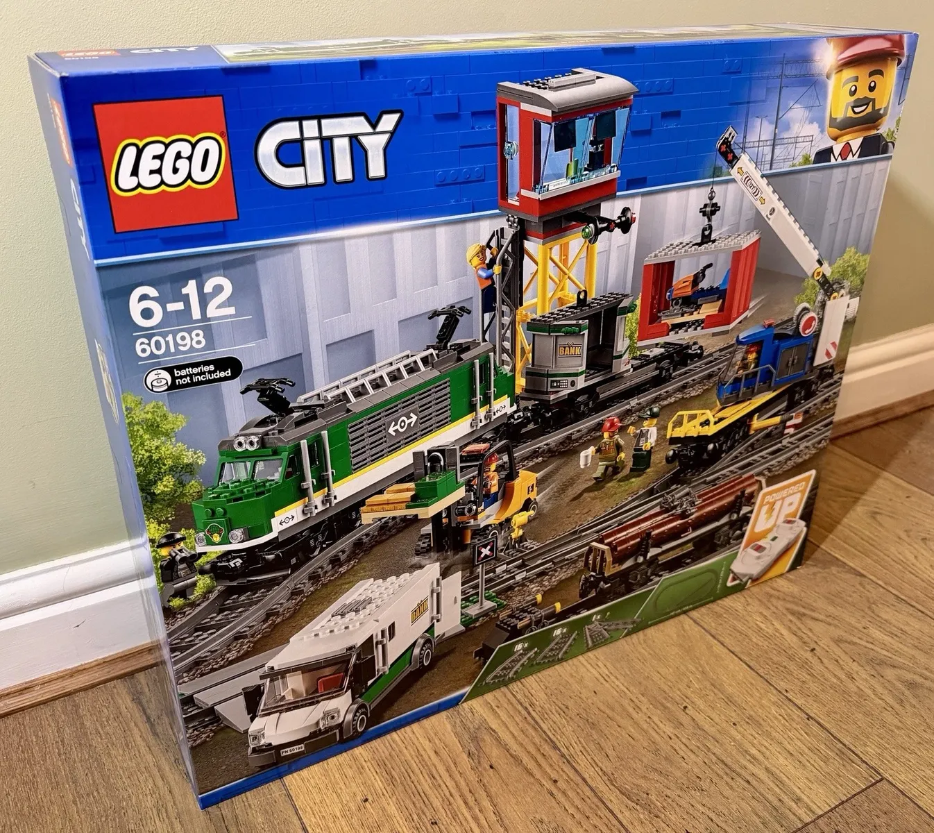 Brand New Sealed LEGO Powered UP Cargo Train 60198
