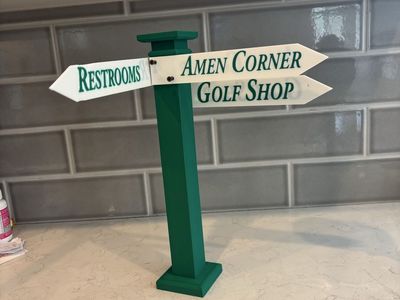 3D Printed Masters Sign