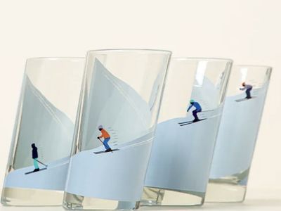Uncommon Goods Ski Slope Cups