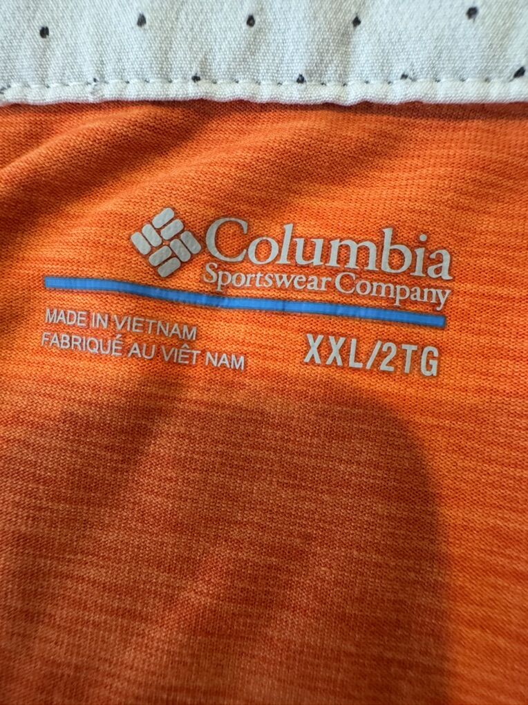 XXL Columbia Clemson Shirt