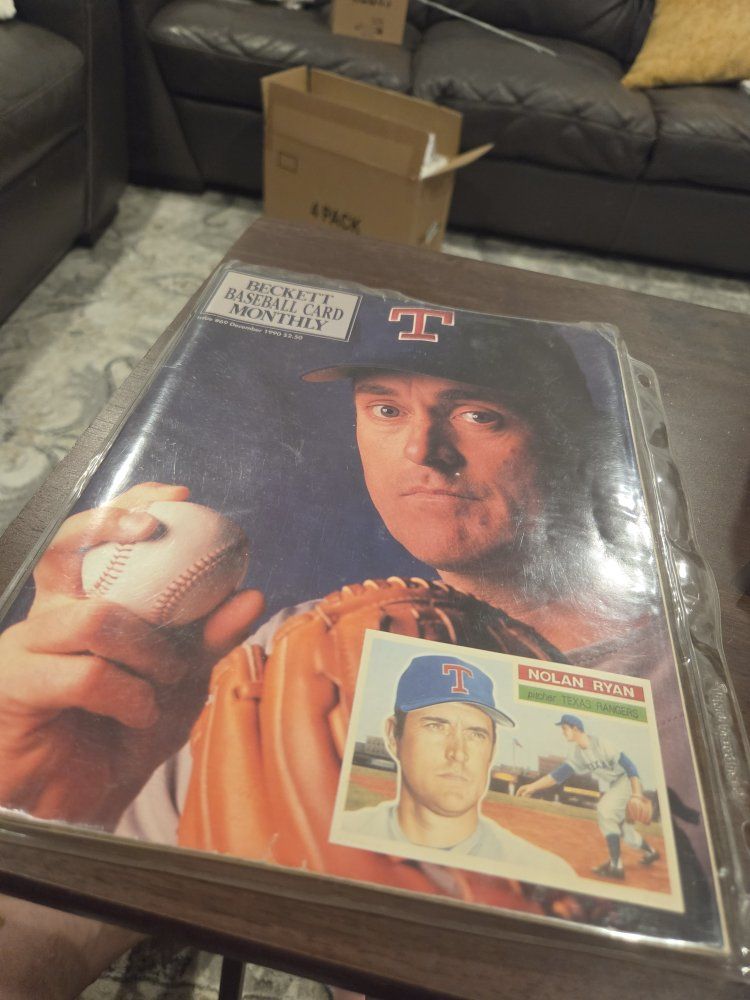 Beckett Baseball Card Monthly #60 - December 1990 - Nolan Ryan Texas Rangers Cover