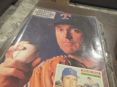 Beckett Baseball Card Monthly #60 - December 1990 - Nolan Ryan Texas Rangers Cover