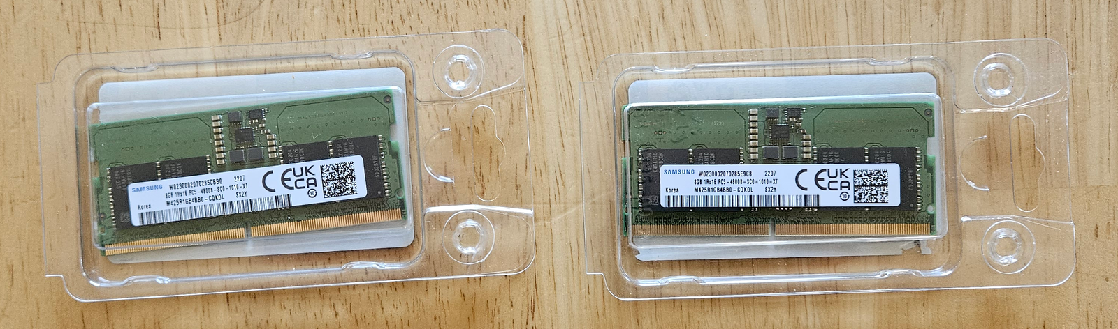 Samsung DDR5 Laptop memory 2x 8GB PC-4800