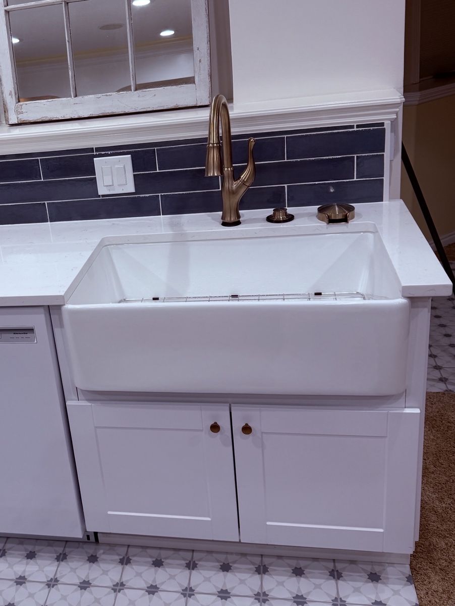 33 Inch White Farmhouse Sink