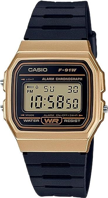 F-91W, gold tone, New