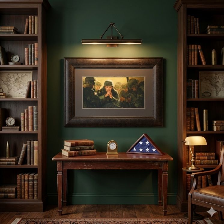 Framed Print Military Soldiers Prayer Artwork