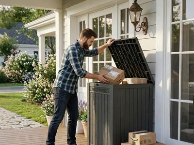 PRICE REDUCED!!!
Package Delivery Box for Outside, Porch, Curbside