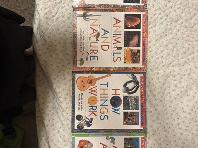 Two-Can First Encyclopedia Set: All About People, Animals & Nature, How Things Work, A First Atlas