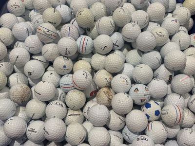 Lot of 1200 Used Golf Balls Mixed Brands