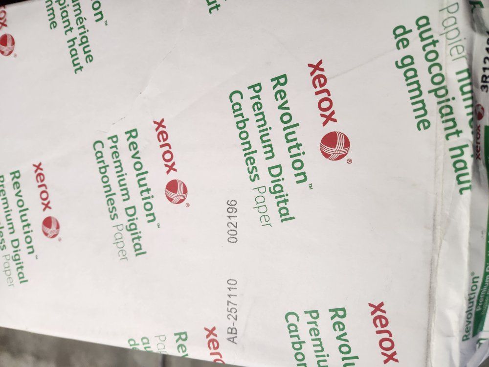 Xerox Carbonless 2 part paper