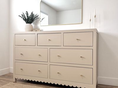 Beautiful Scalloped Dresser