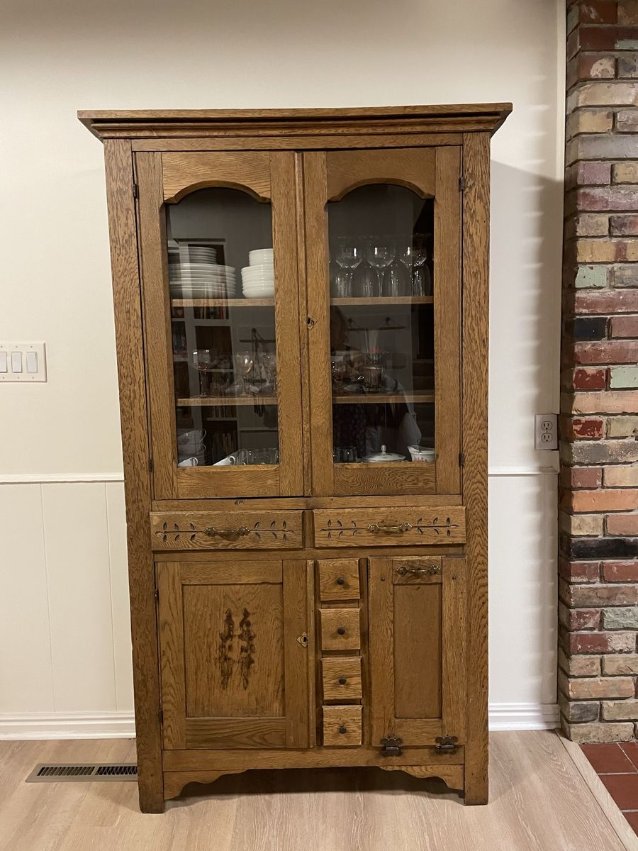 Antique Versatile Kitchen Hutch