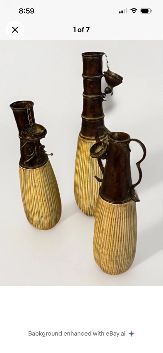 3 Genie Vases