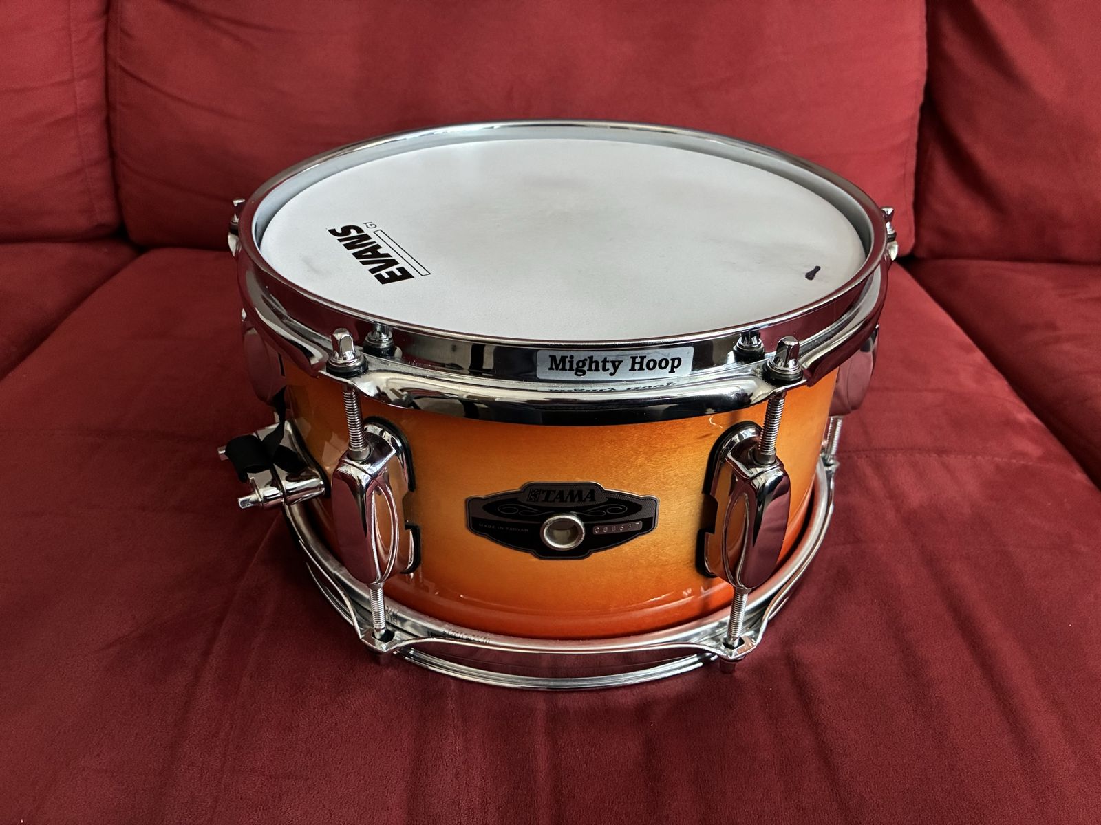 Used - Tama 5.5” x 10” Artwood Maple Snare Drum Caramel Sunburst
