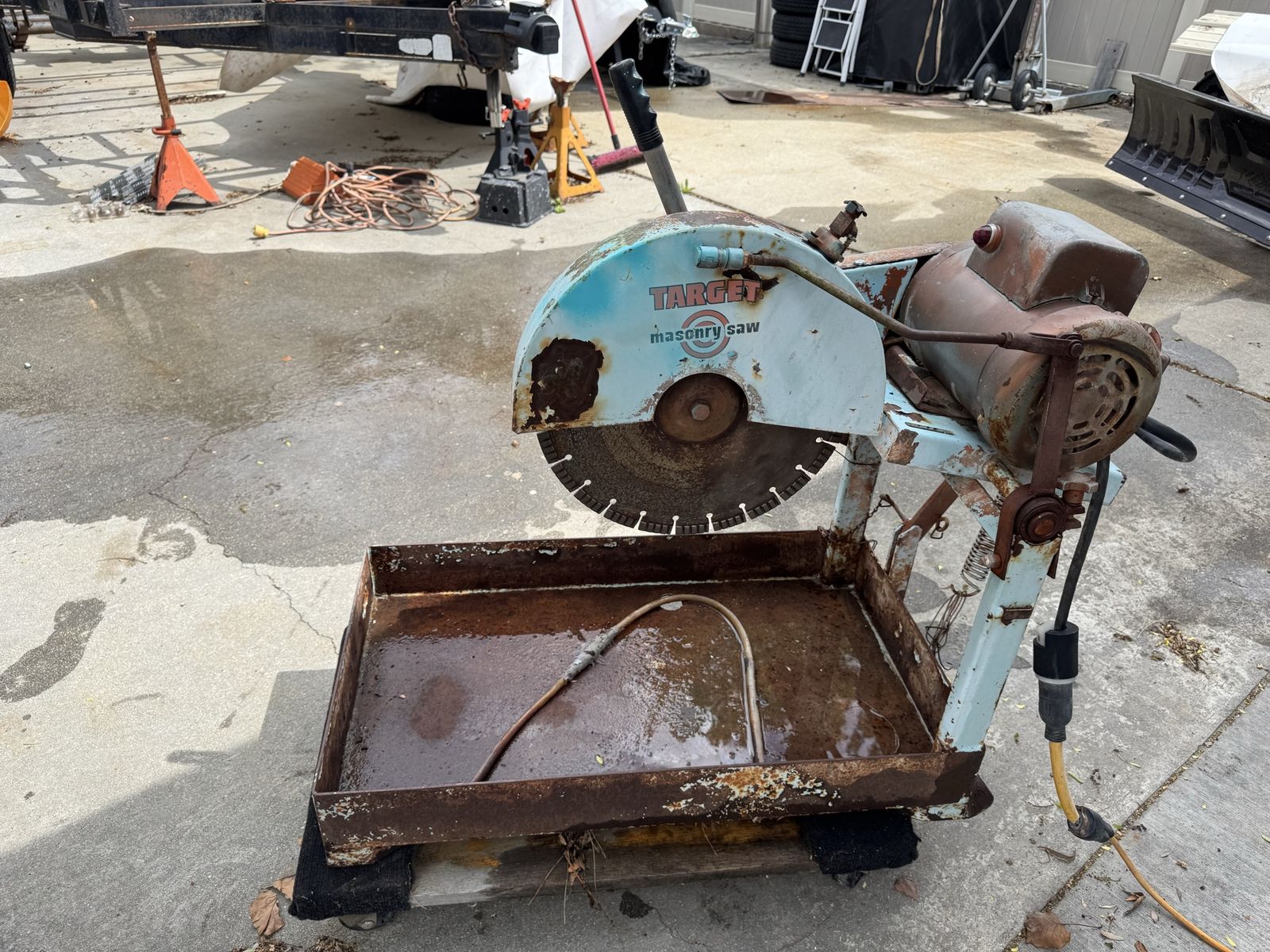 Heavy Duty Target Brick Saw – 1.5 HP – Good for Pavers & Block