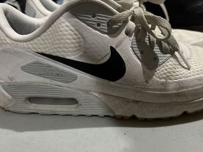 Nike Air Max 90 Golf White Black Sneakers Size 9