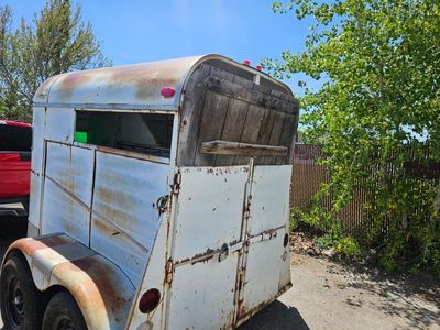2 horse trailer