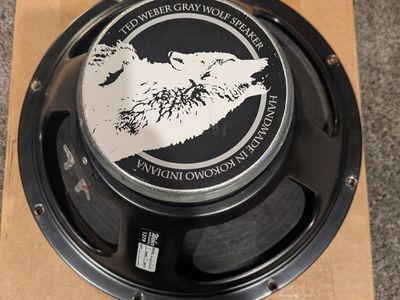 Weber Gray Wolf 12" 8 Ohms 50 Watt Guitar Speaker - Handmade Kokomo Indiana