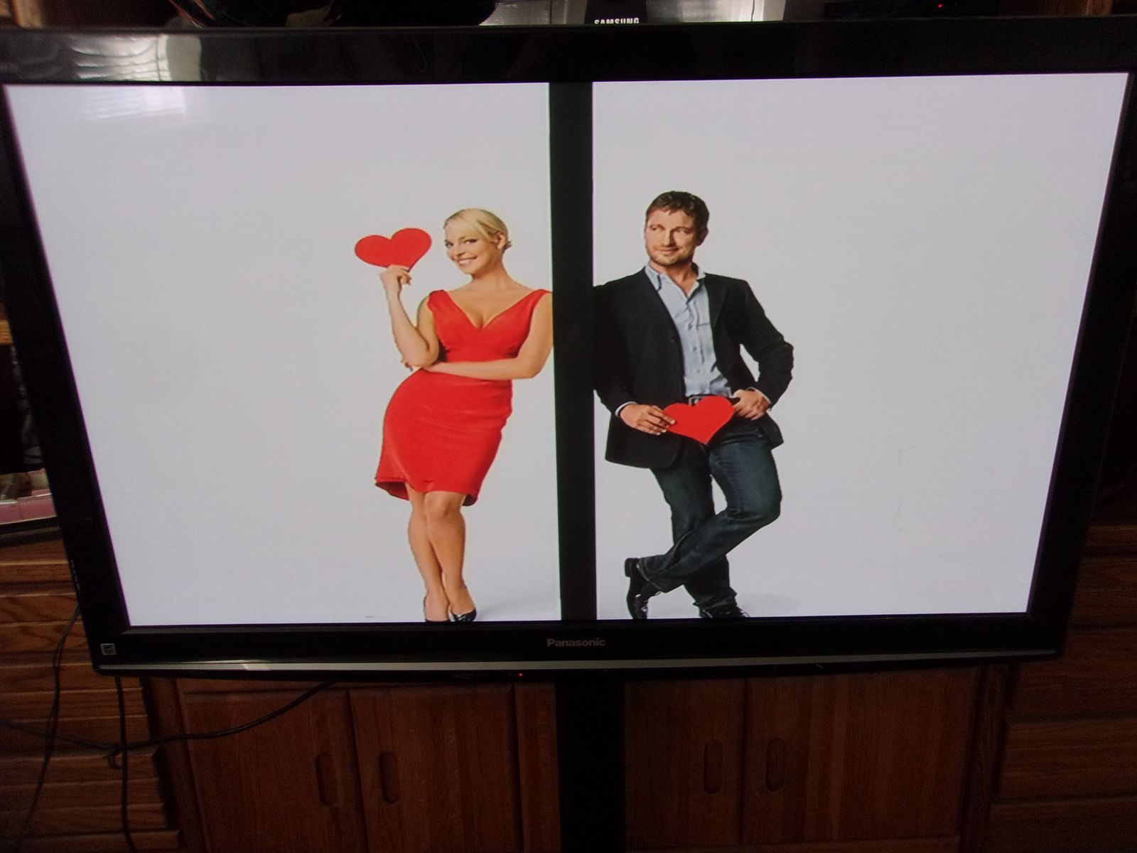 PANASONIC 50 IHCH PLASMA TV WITH STAND & REMOTE, WORKS GREAT