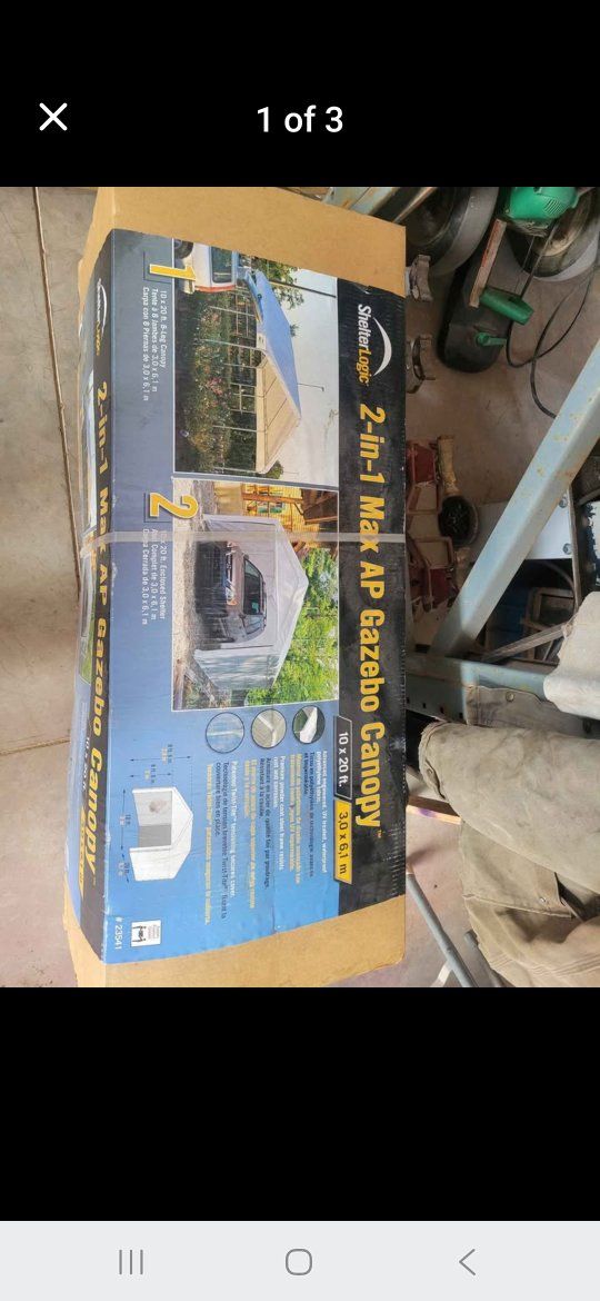 shelter logic gazebo